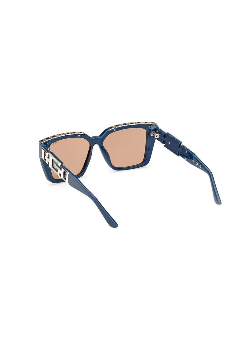 GUESS Women's UV Protection Square Sunglasses - GU791590G55 - Lens Size: 55 Mm - Image 5